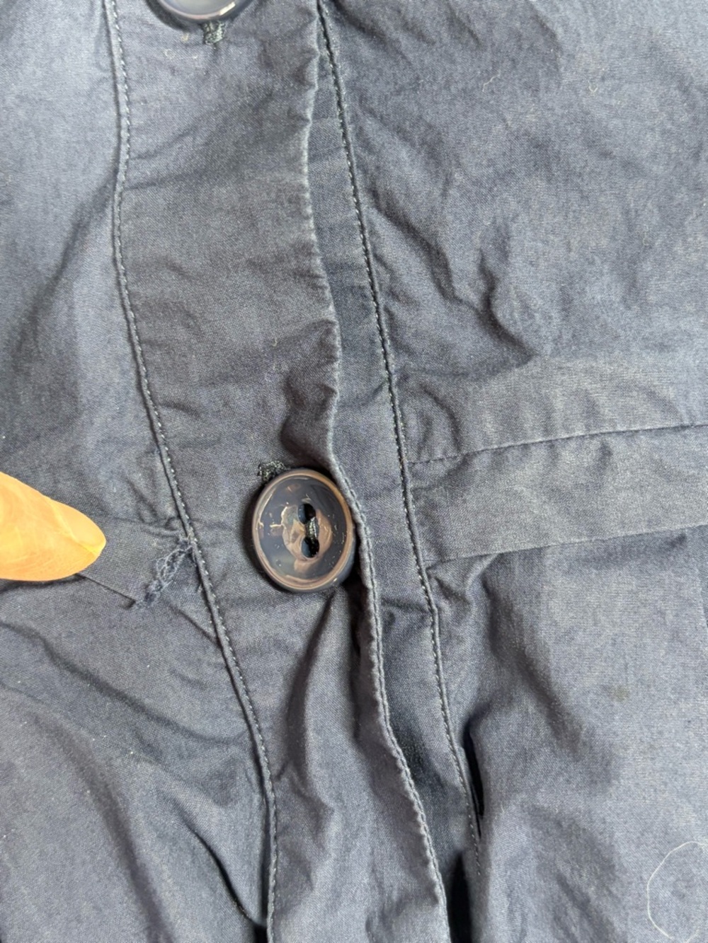Bagutta Blue Button-Front Cotton Midi Dress - Picture 3 of 12